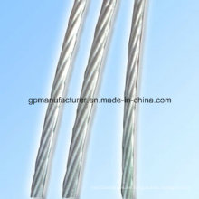 Cable Utilizado Hot Dipped galvanizado hilo de alambre Strand 7 cables